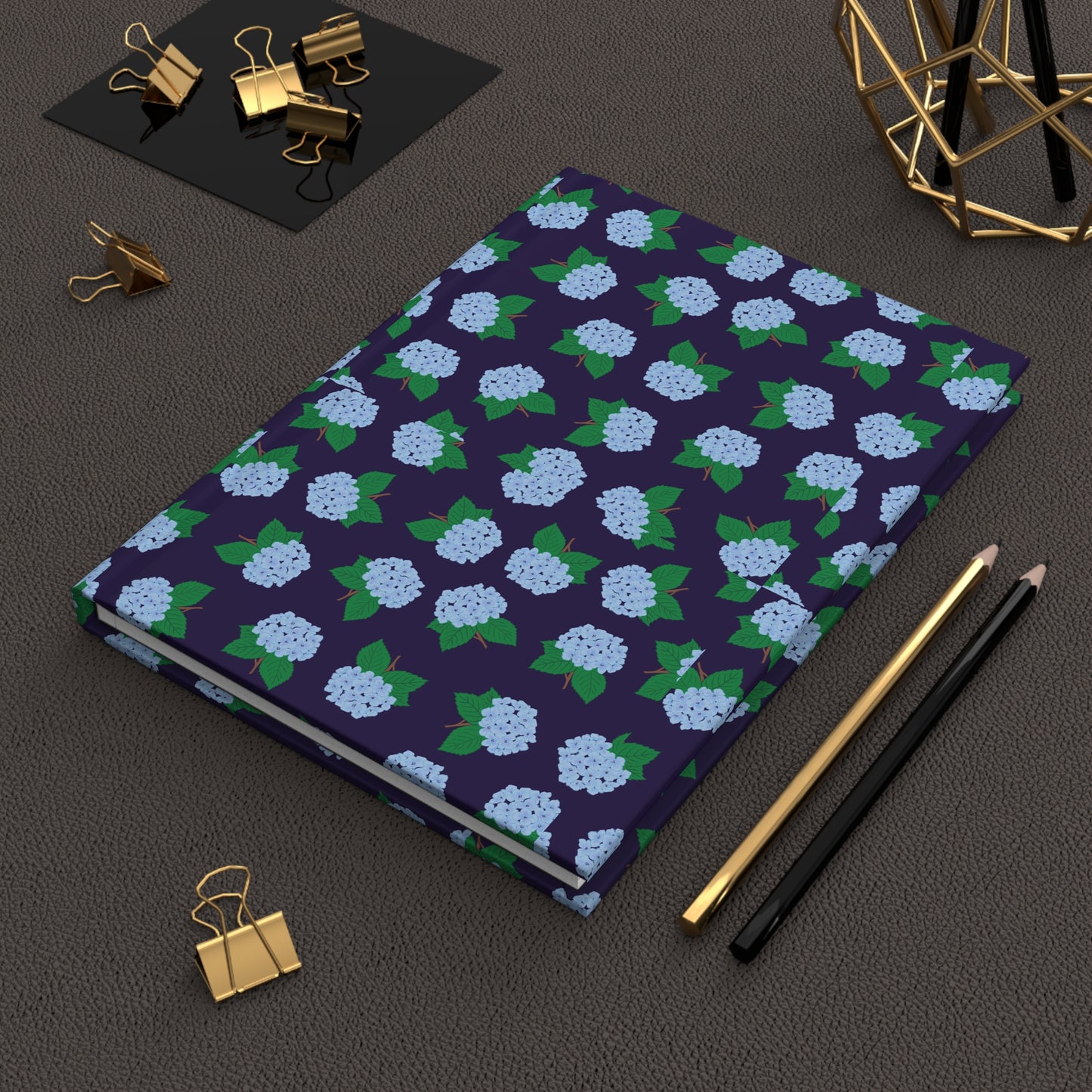 Hydrangea Hardcover Journal