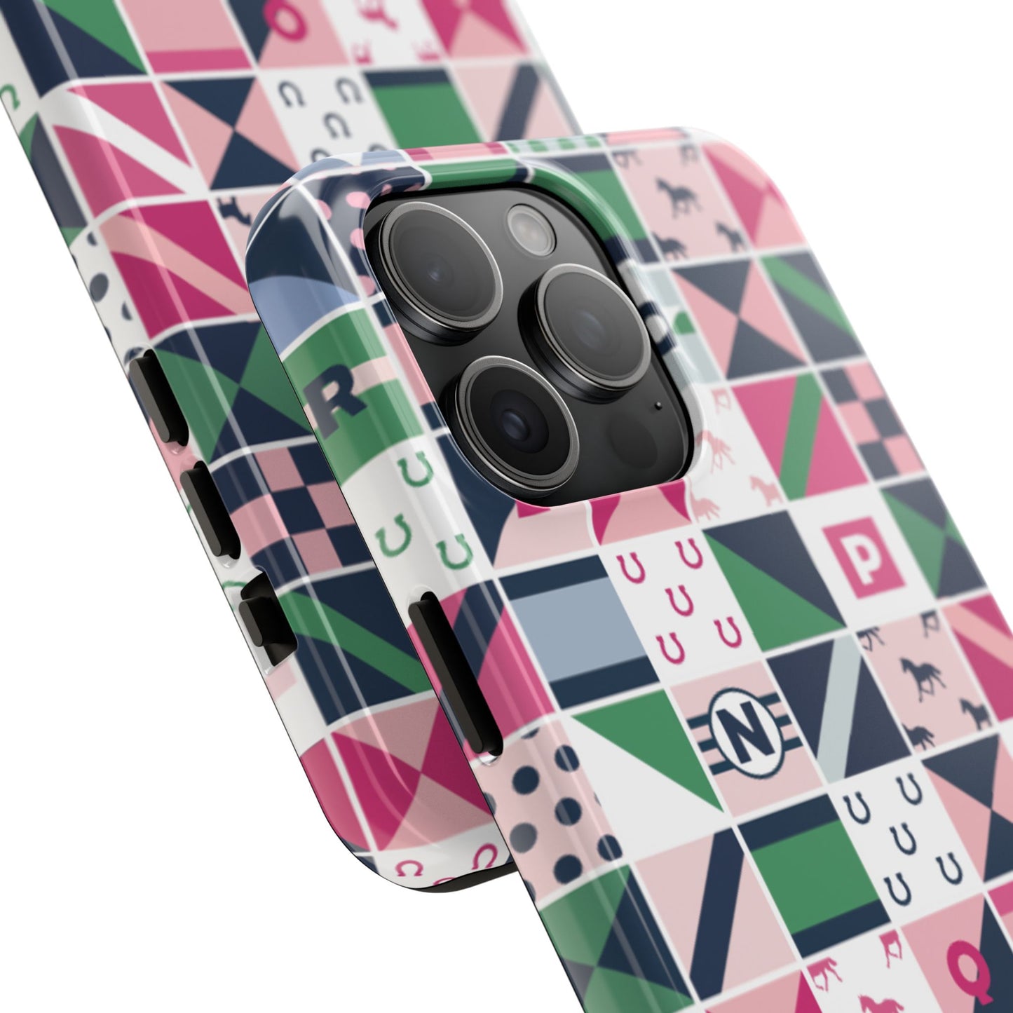 Equestrian Patchwork Tough Phone Case