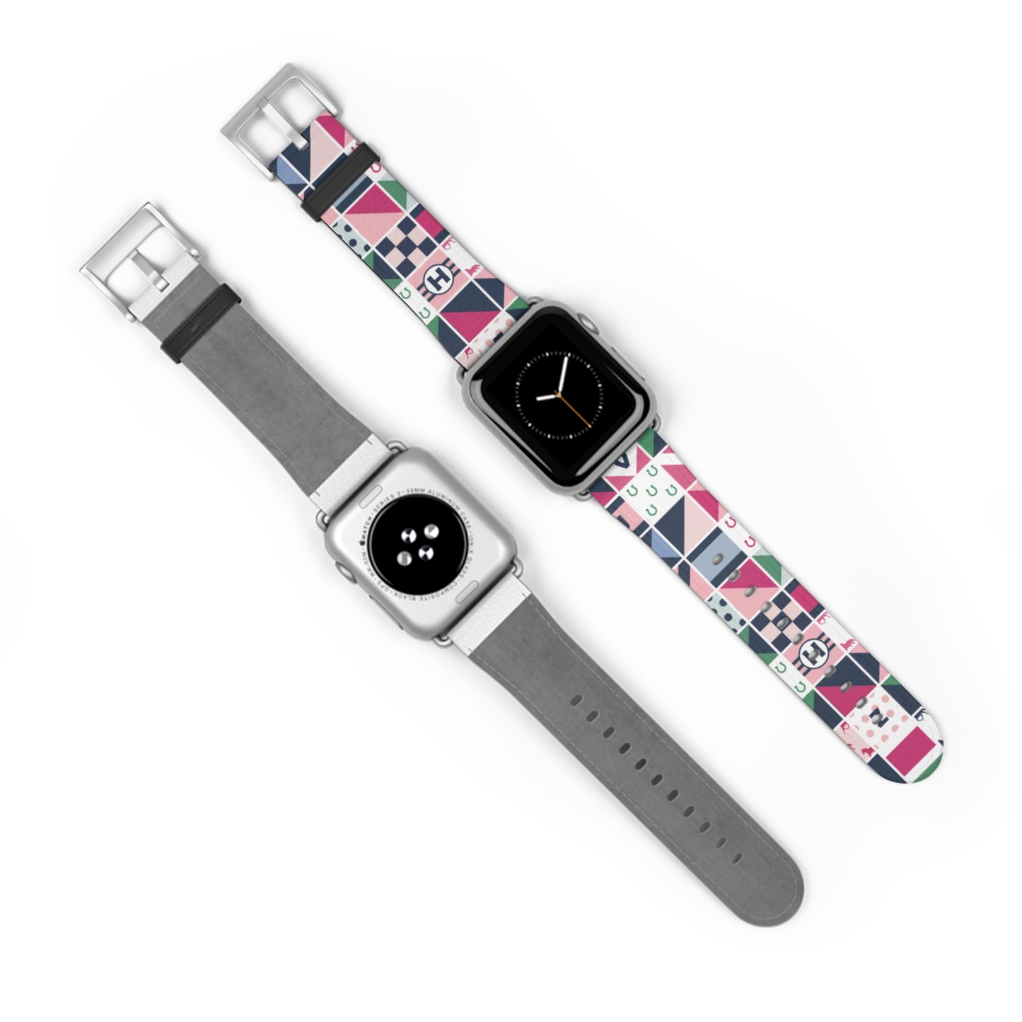 Equestrian Patchwork Watch Band