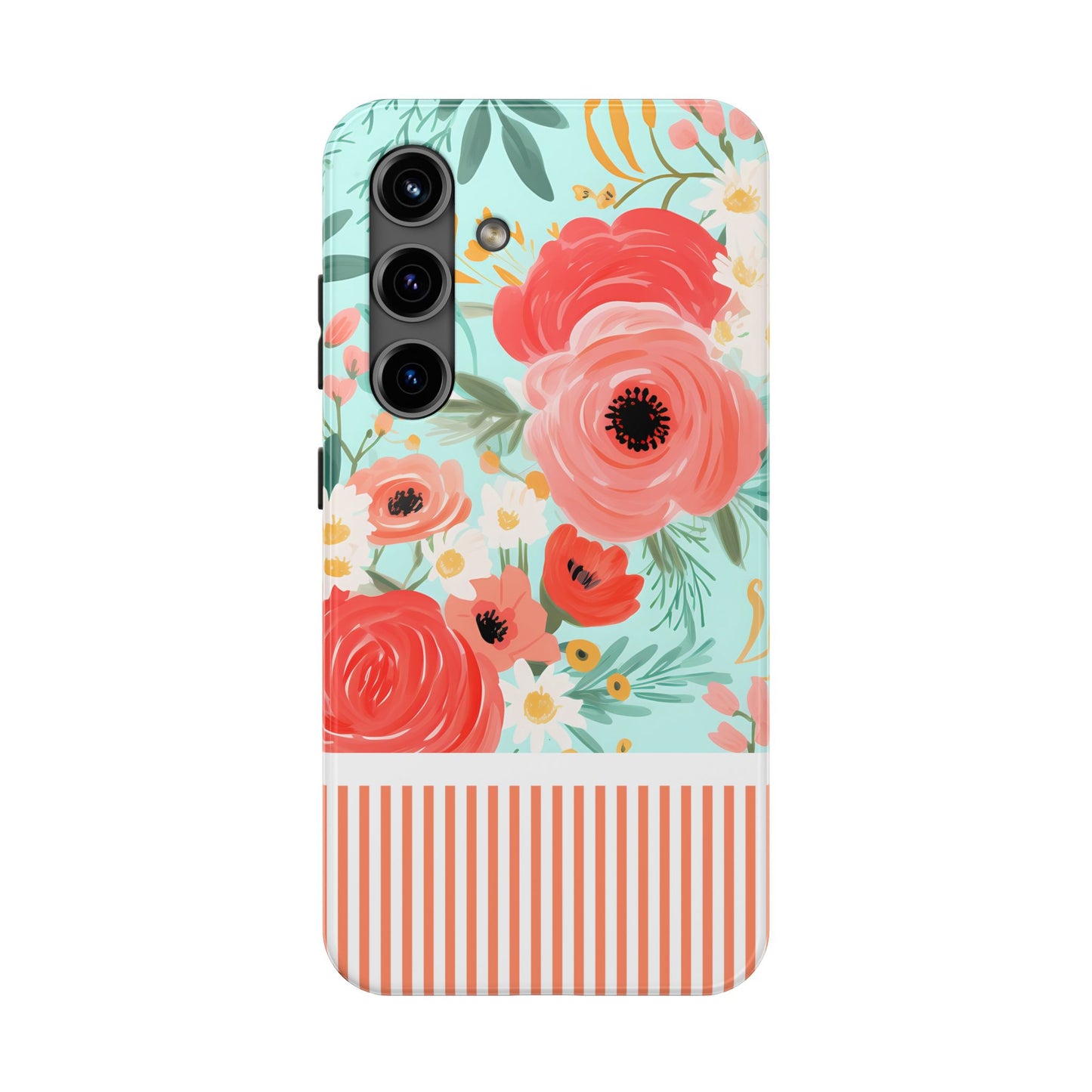 Coral FloralTough Phone Case