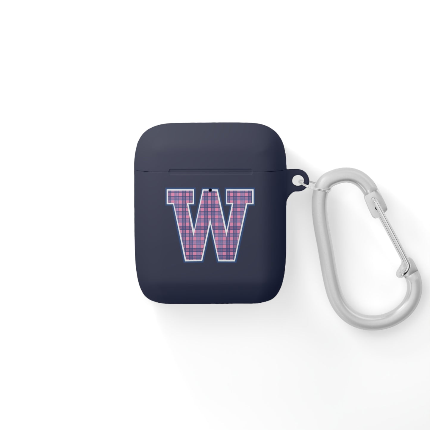 Preppy Letter W AirPods Case Cover