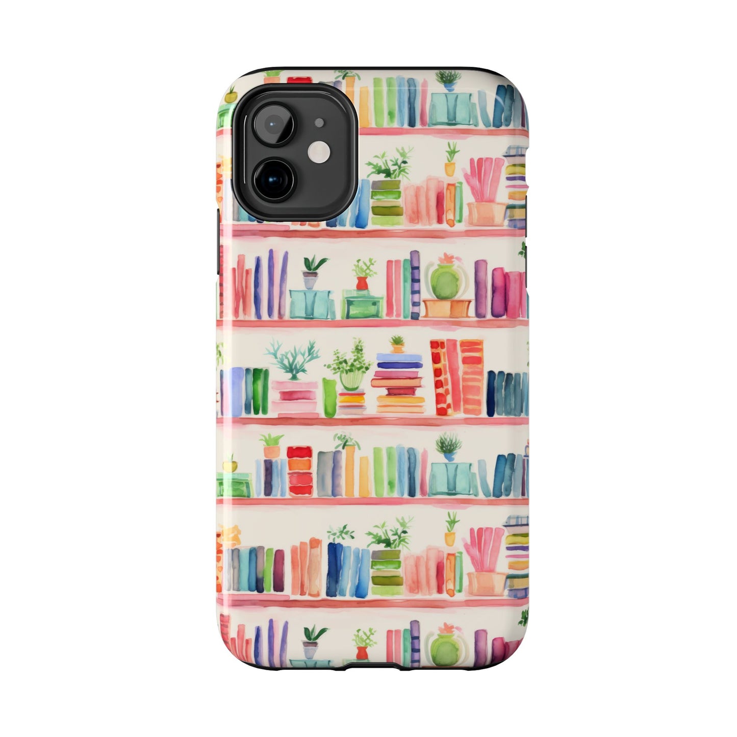 Colorful Bookshelf Tough Phone Cases