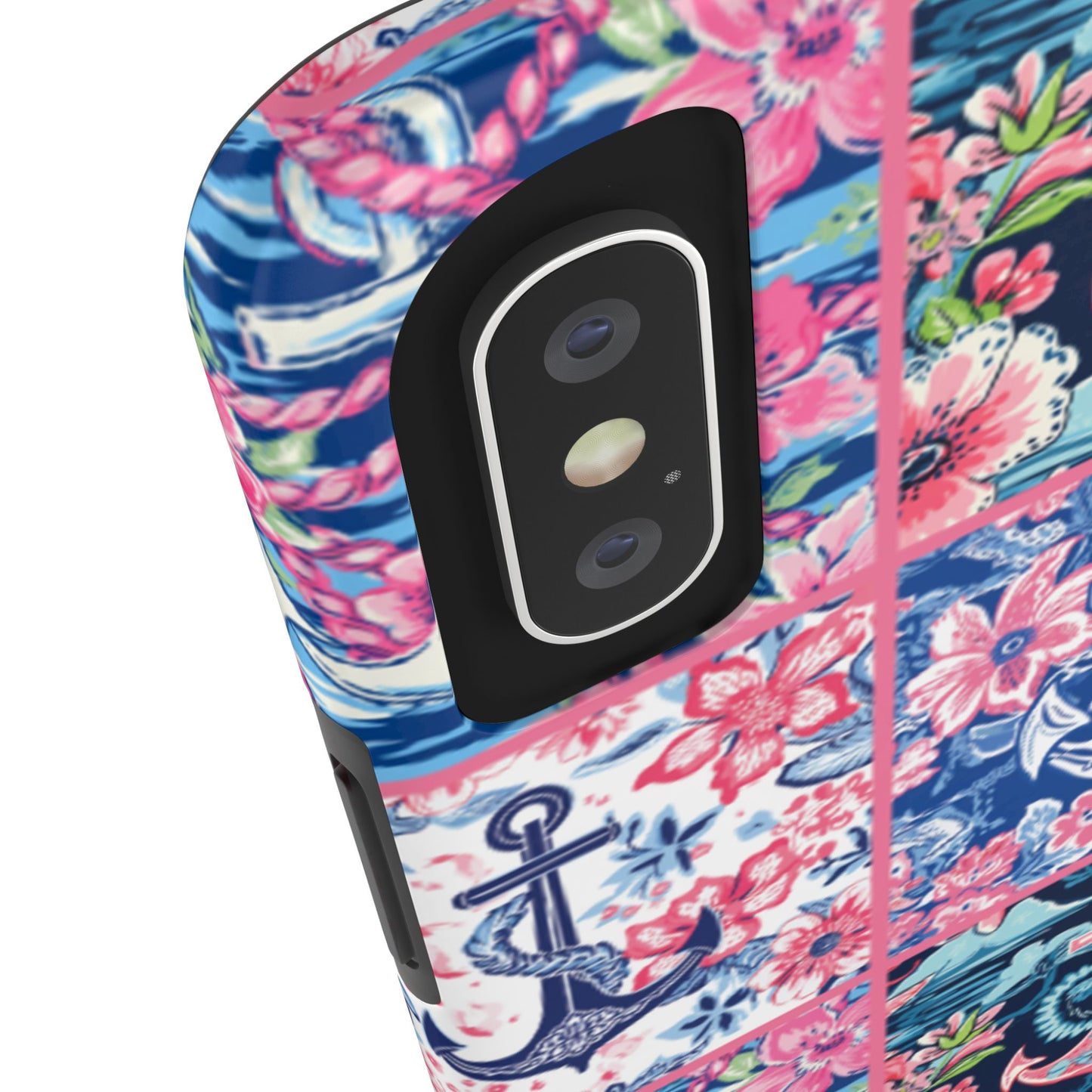 Floral Anchors Tough Phone Case