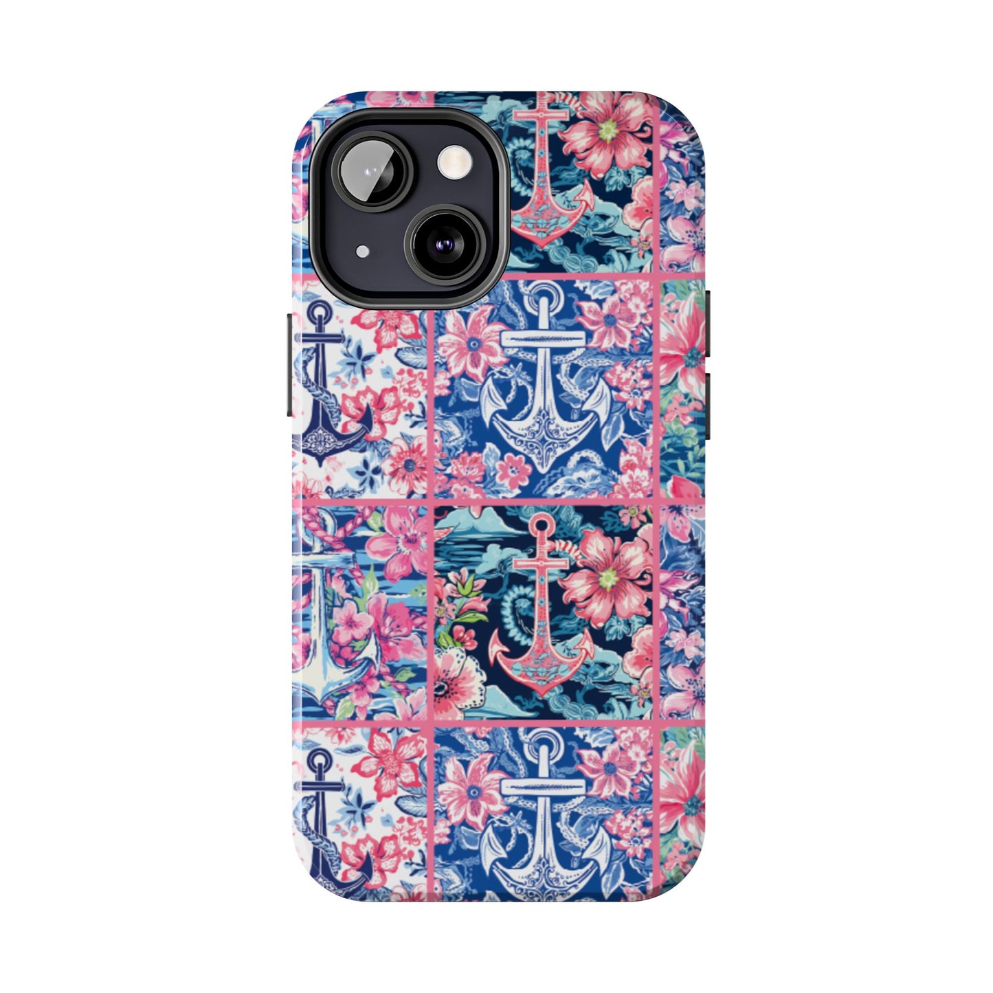 Floral Anchors Tough Phone Case