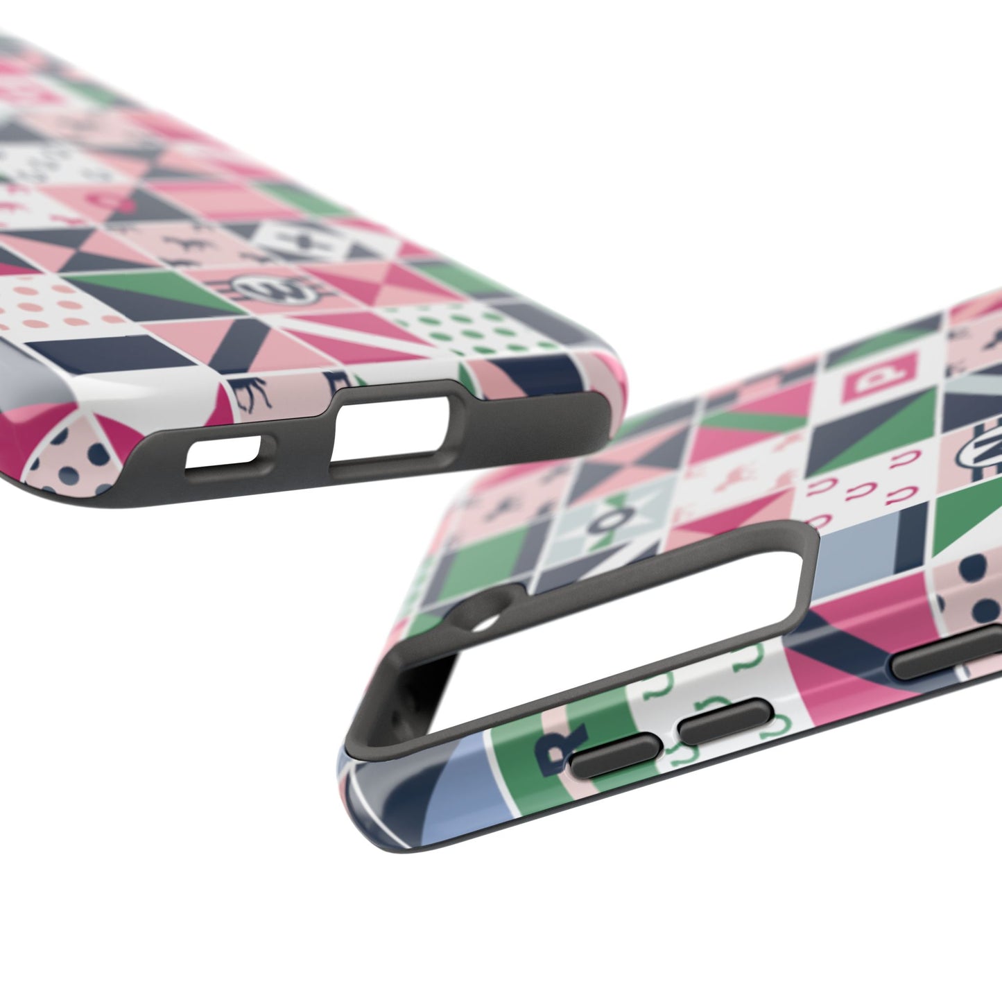 Equestrian Patchwork Tough Phone Case
