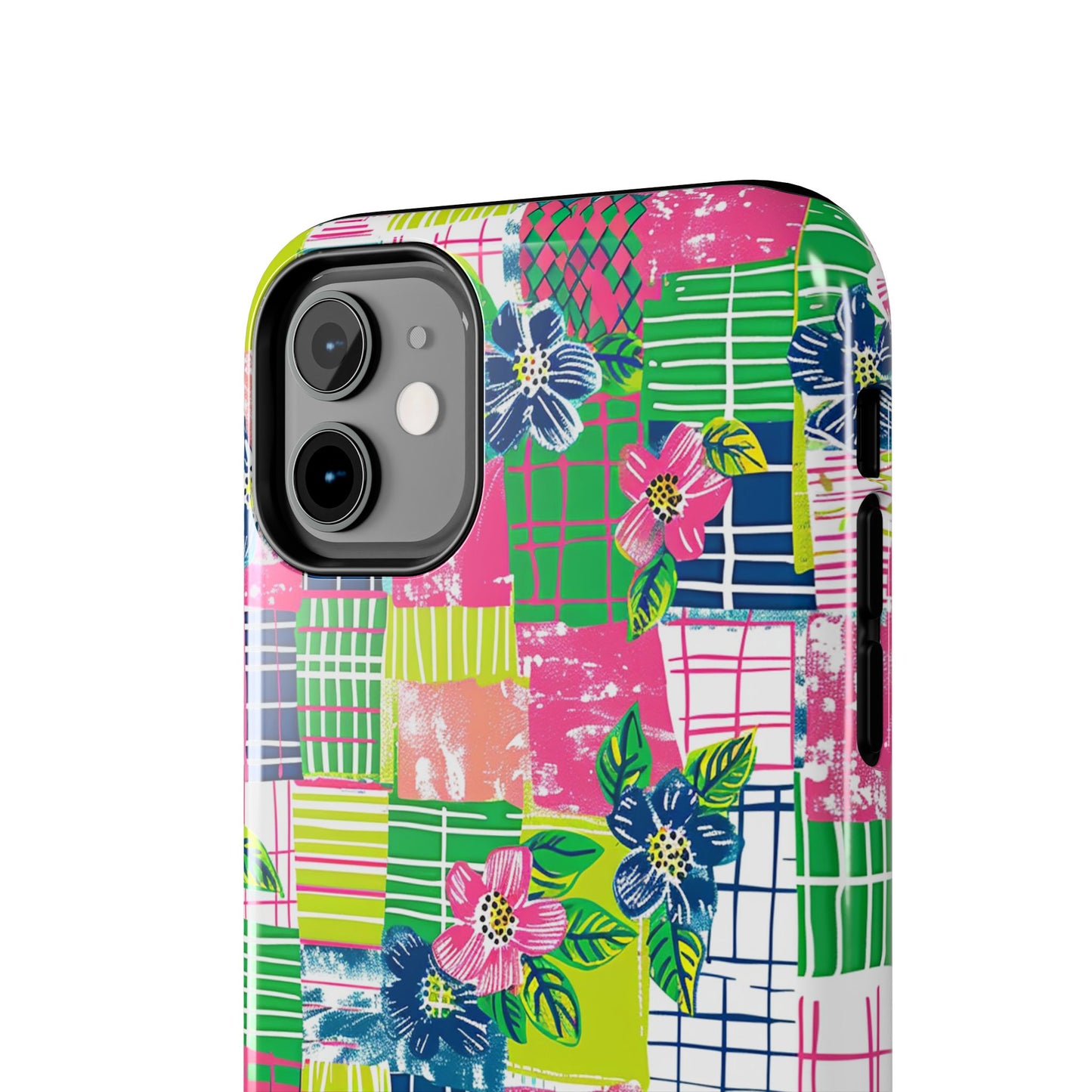 Tropical Madras Tough Phone Case