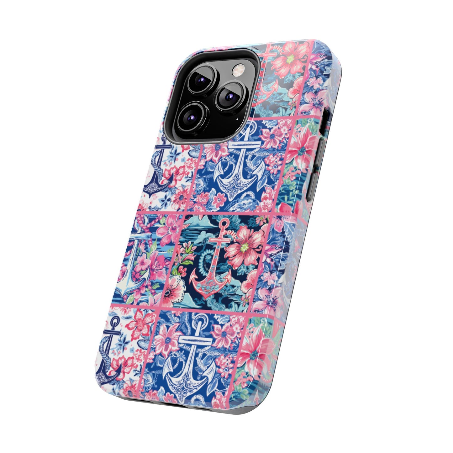 Floral Anchors Tough Phone Case