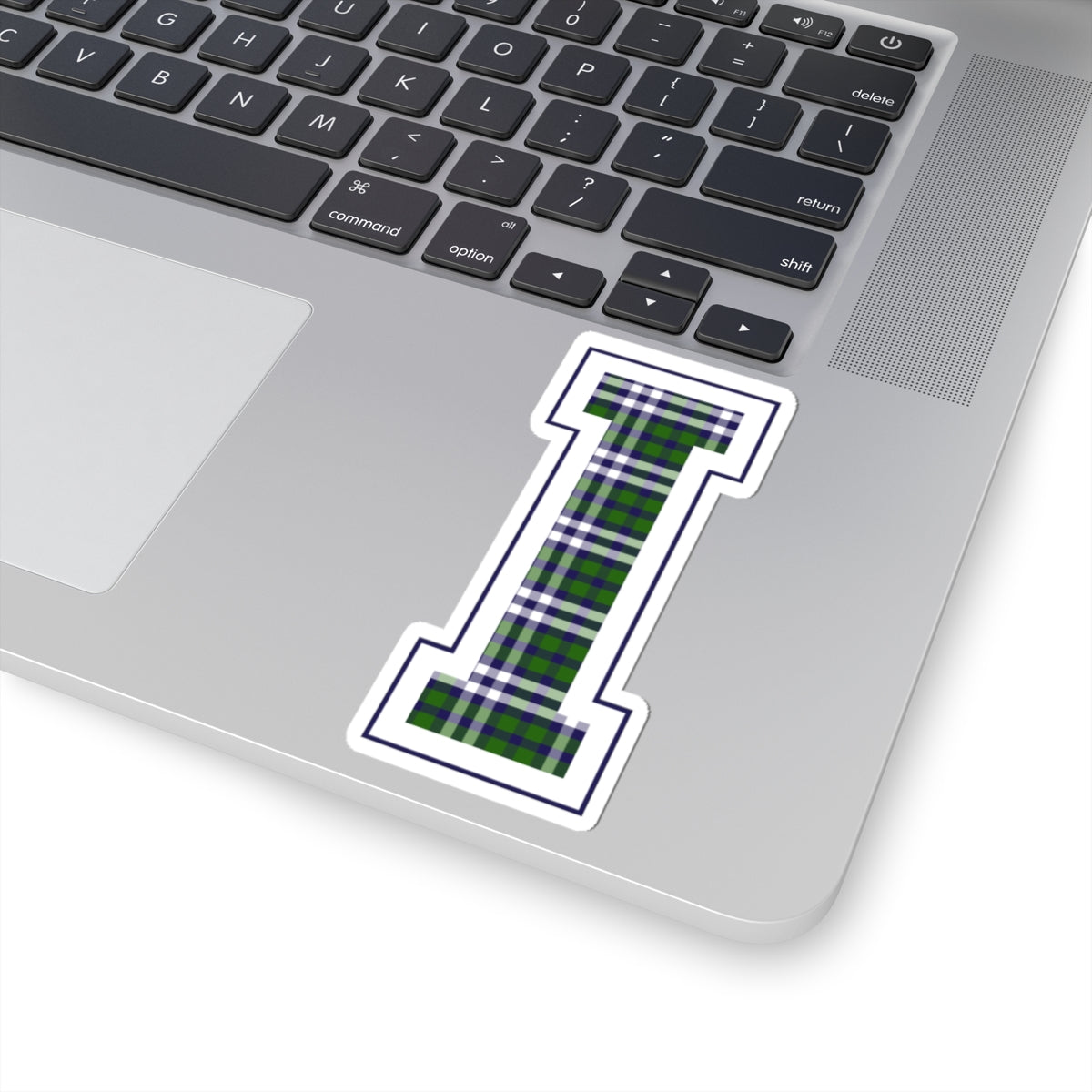 Equestrian Letter I Kiss Cut Sticker