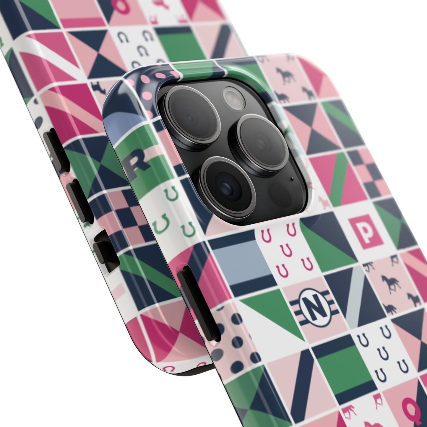 Equestrian Patchwork Tough Phone Case