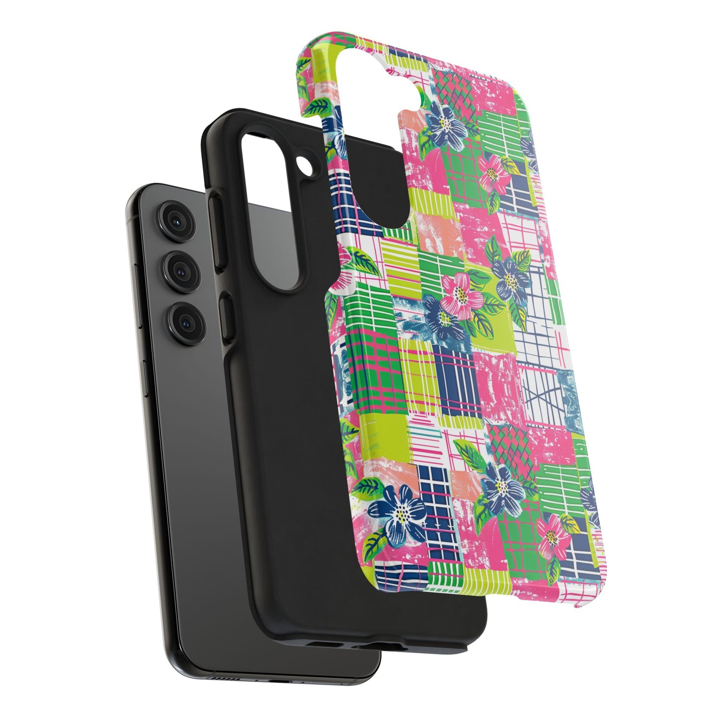 Tropical Madras Tough Phone Case