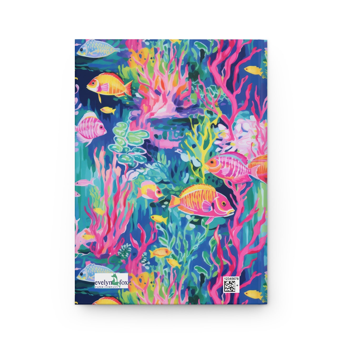 Watercolor Fish Hardcover Journal