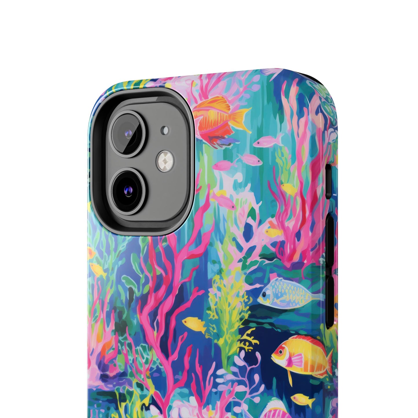 Watercolor Fish Tough Phone Case