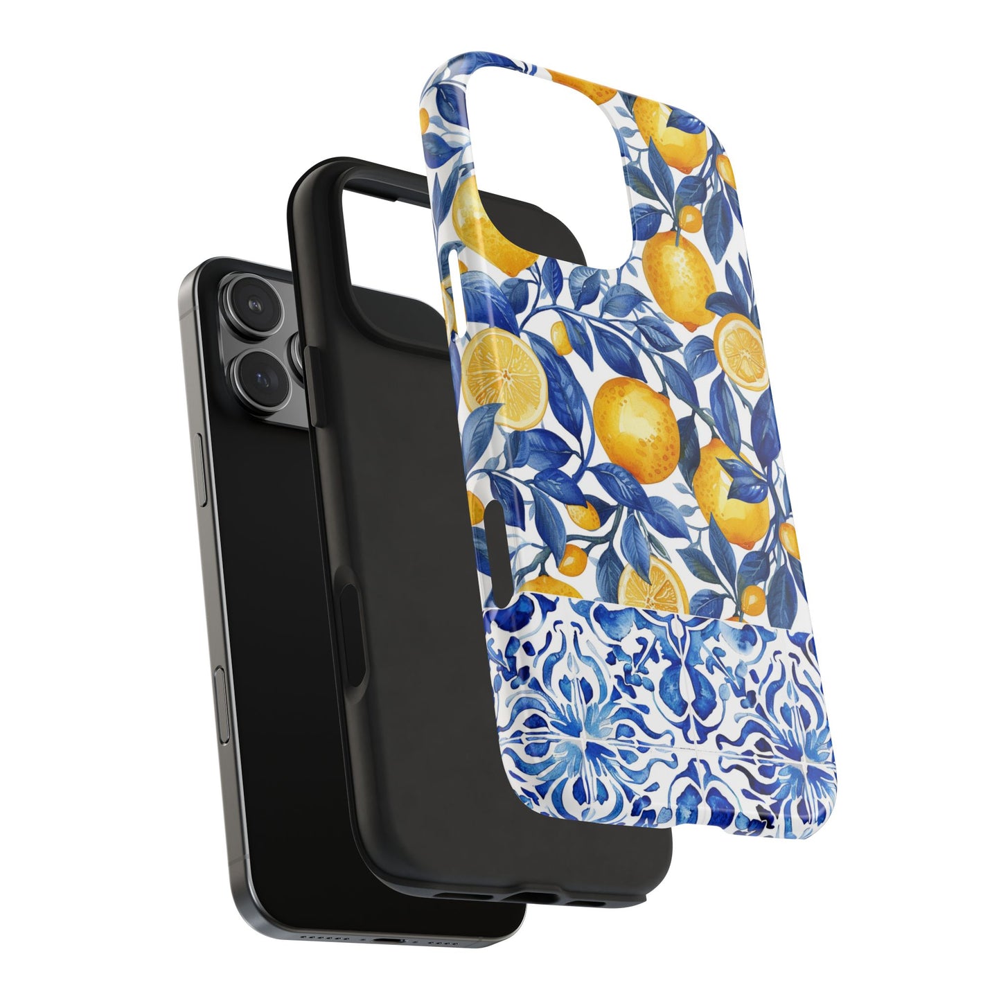 Lemons & Tiles Tough Phone Case