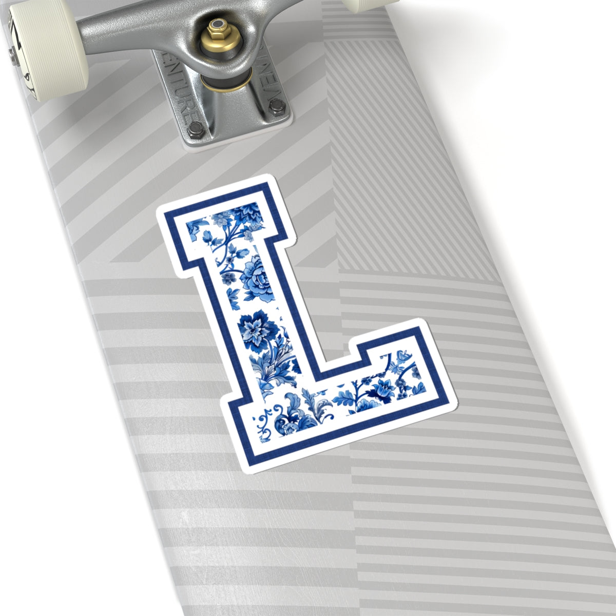 Chinoiserie Letter L Kiss Cut Sticker