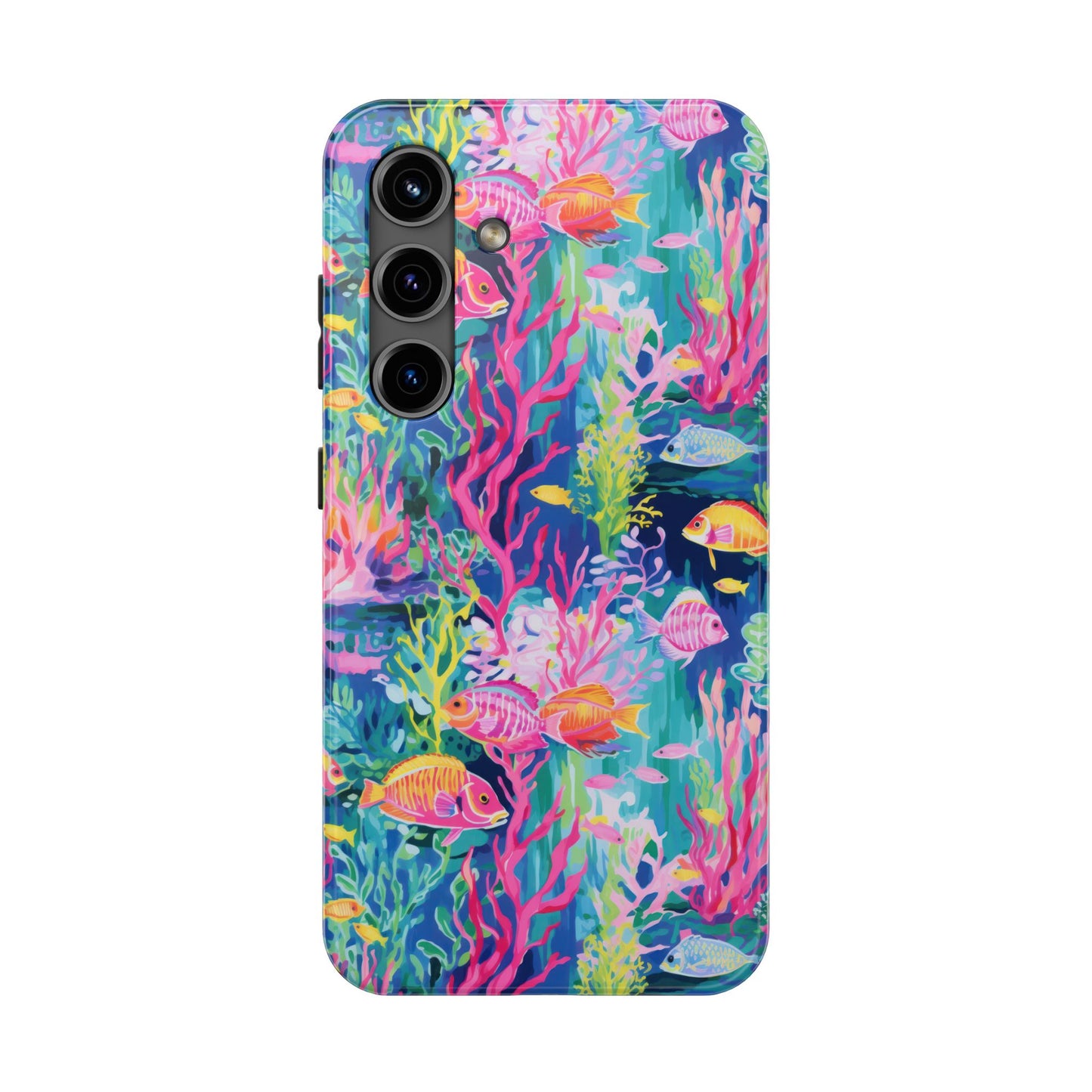 Watercolor Fish Tough Phone Case