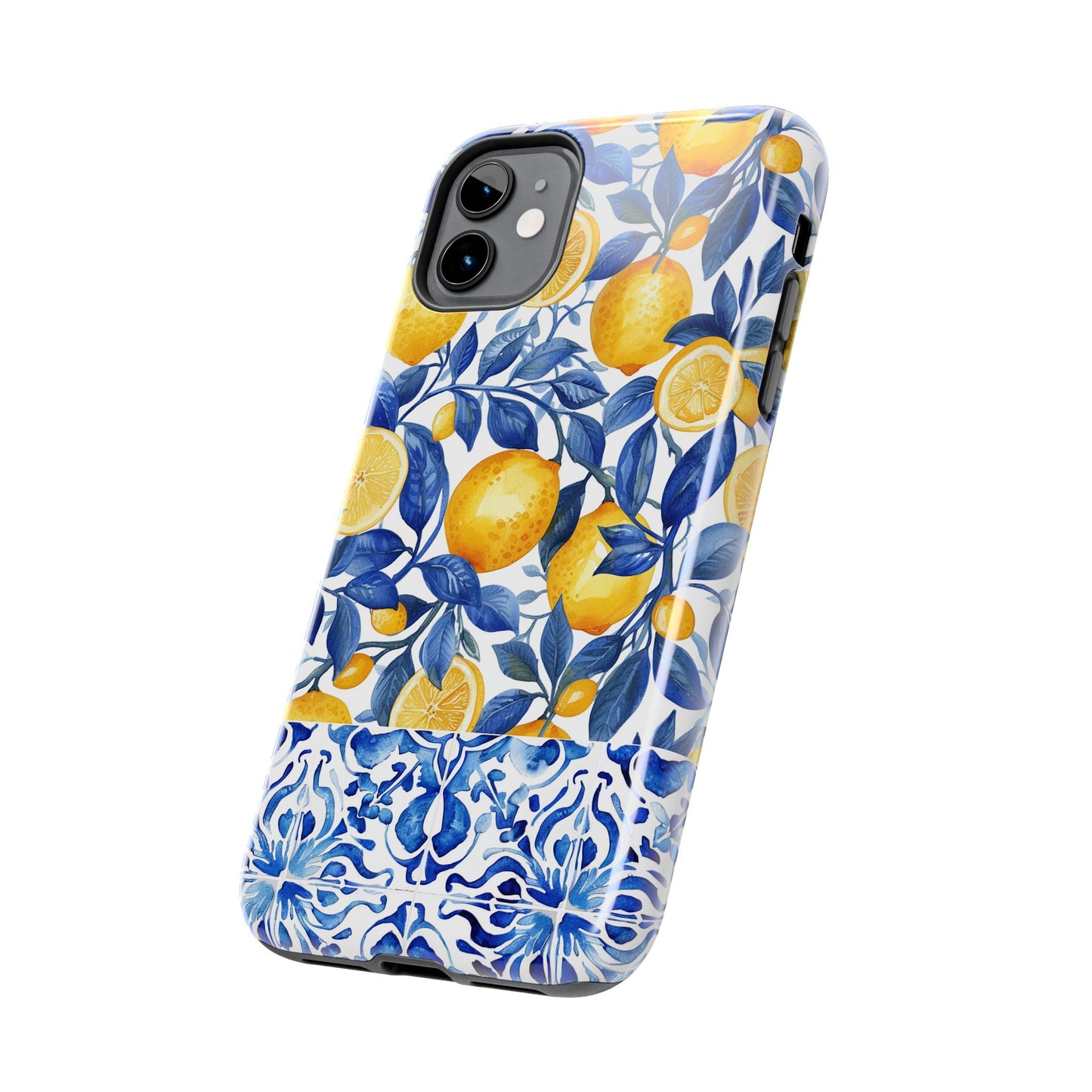 Lemons & Tiles Tough Phone Case