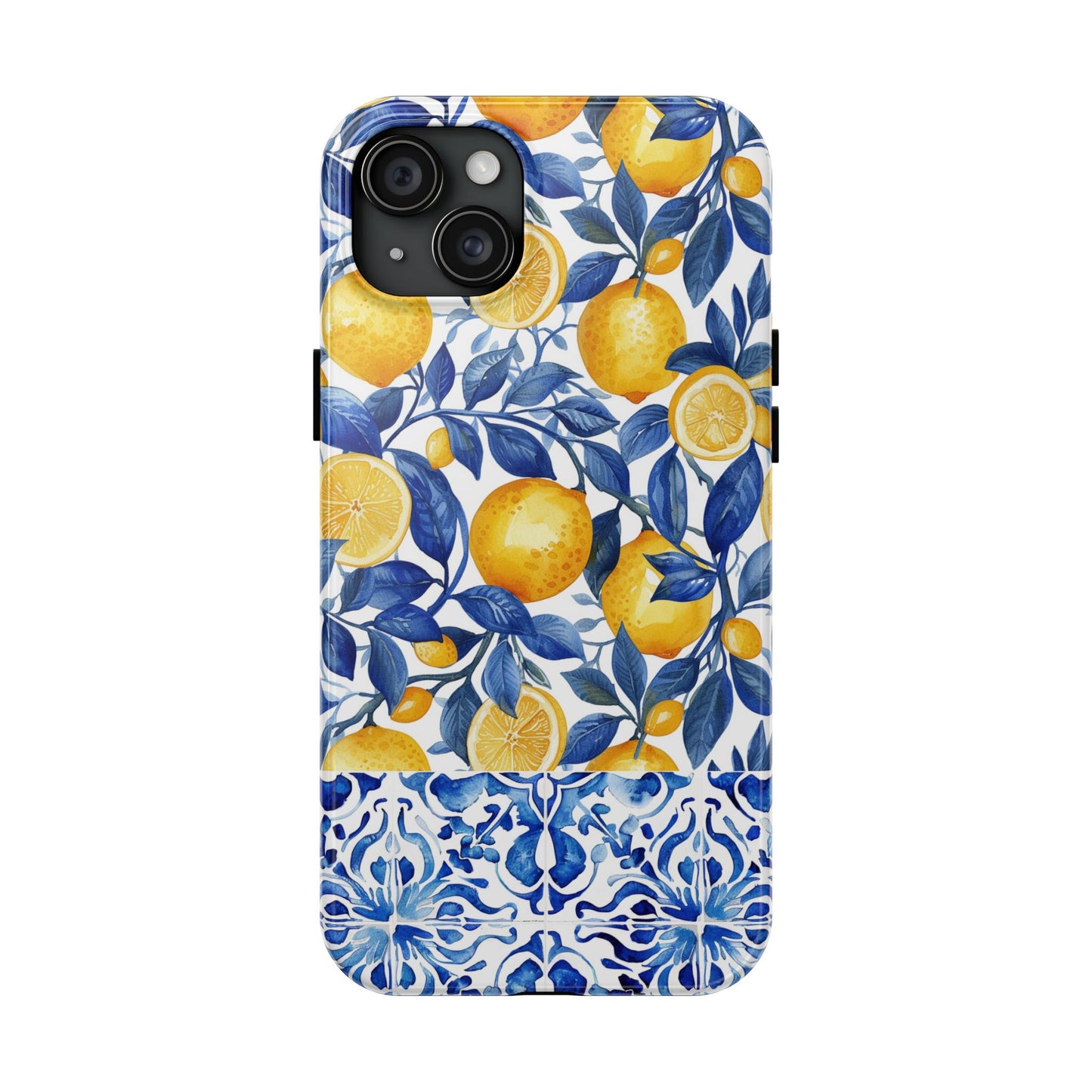 Lemons & Tiles Tough Phone Case