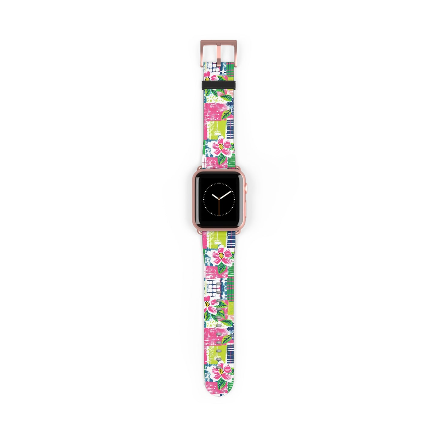 Tropical Madras Watch Band
