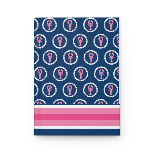 Preppy Lobsters Hardcover Journal