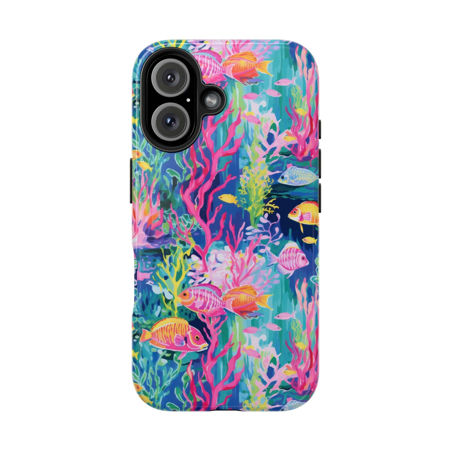 Watercolor Fish Tough Phone Case