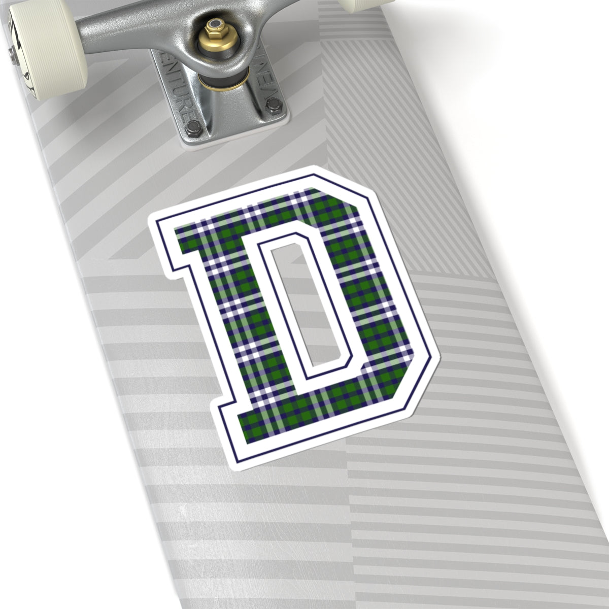 Equestrian Letter D Kiss Cut Sticker