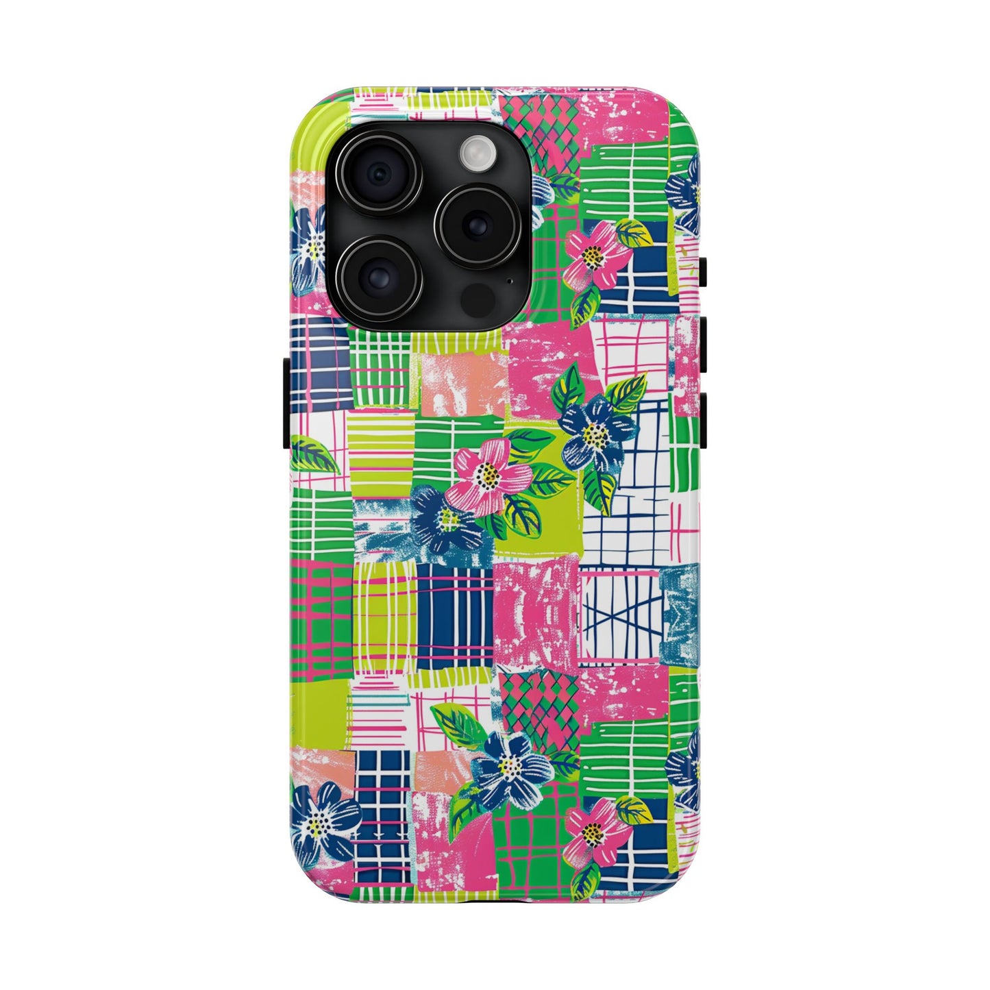 Tropical Madras Tough Phone Case