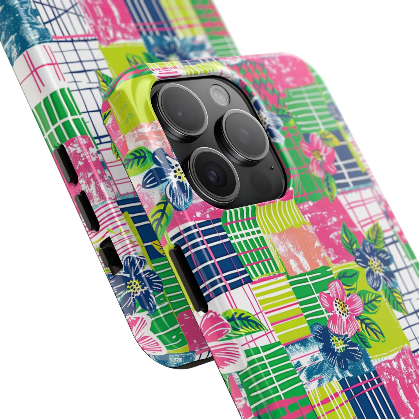 Tropical Madras Tough Phone Case