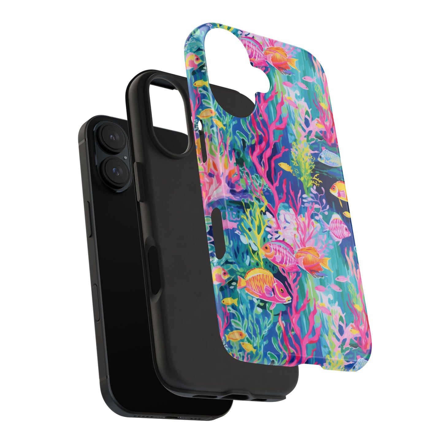 Watercolor Fish Tough Phone Case