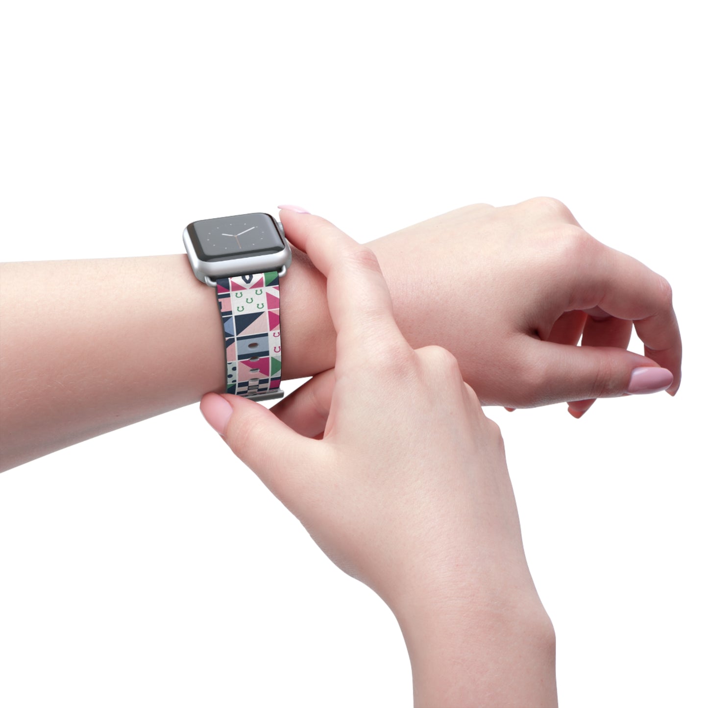 Equestrian Patchwork Watch Band