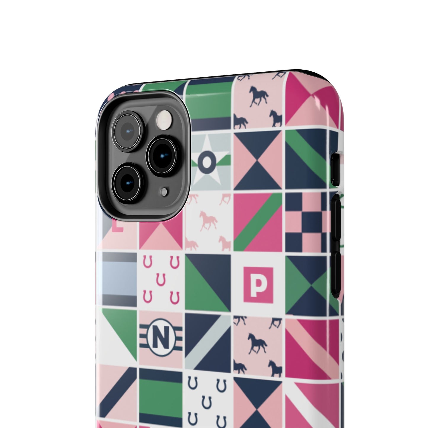 Equestrian Patchwork Tough Phone Case