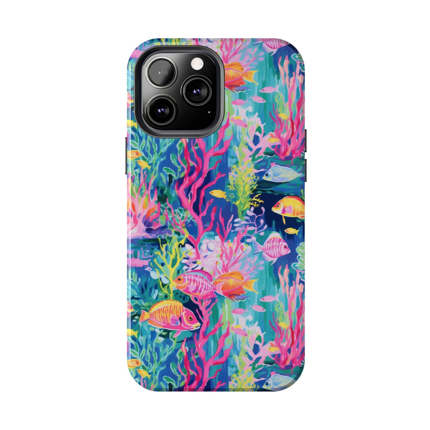 Watercolor Fish Tough Phone Case
