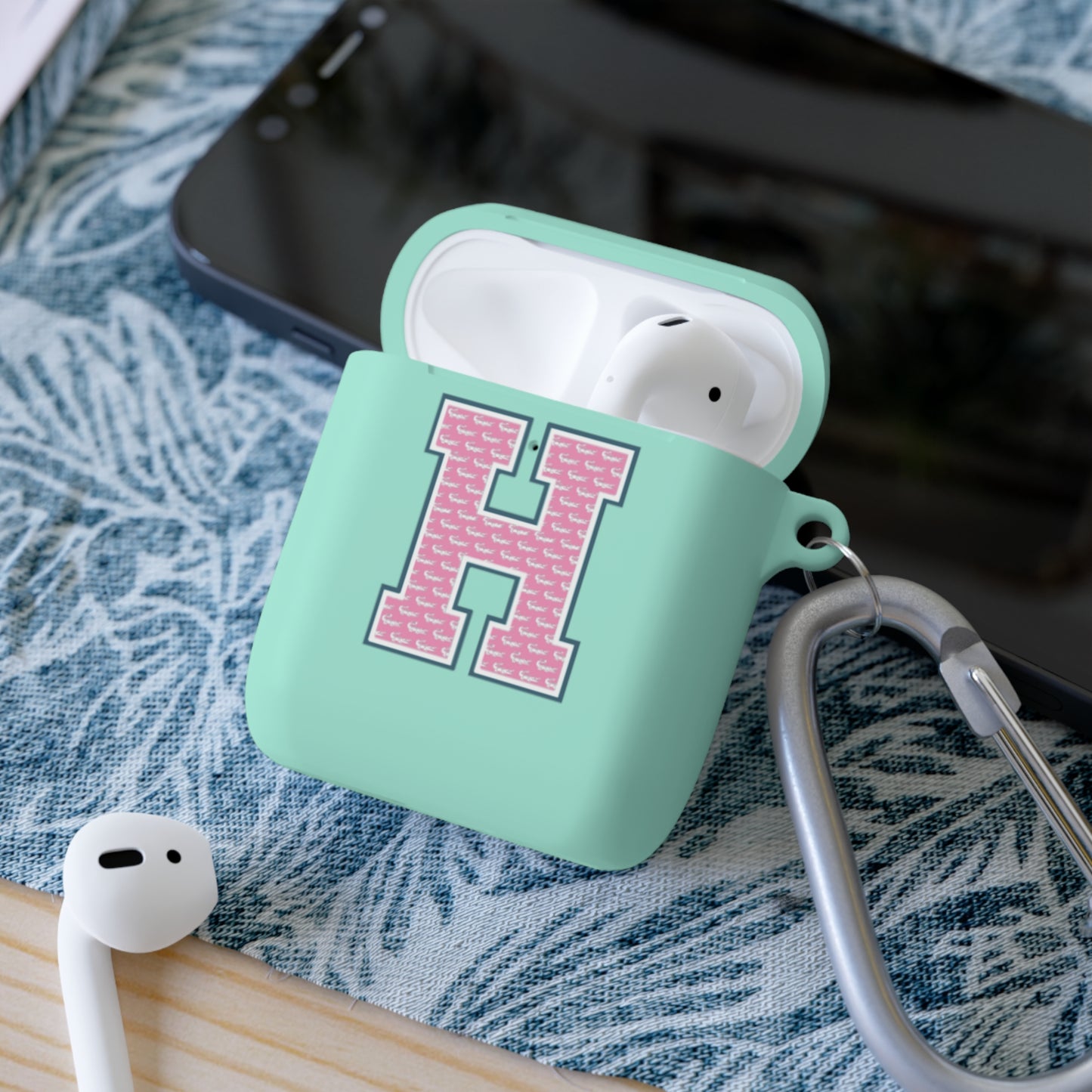 Preppy Letter H AirPods Case Cover