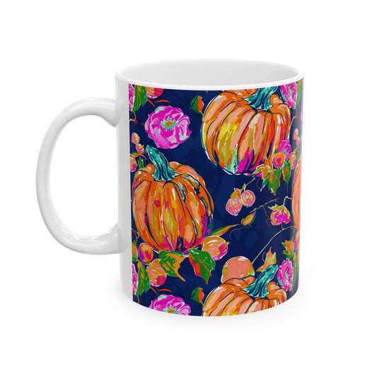 Fall Pumpkins Ceramic Mug