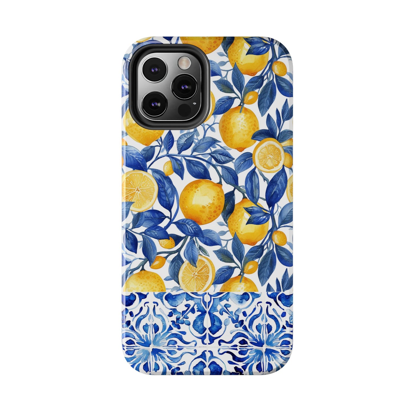 Lemons & Tiles Tough Phone Case
