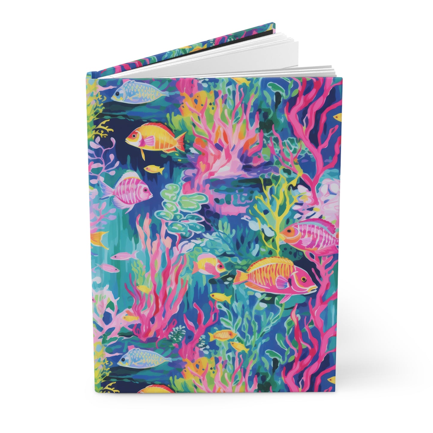 Watercolor Fish Hardcover Journal