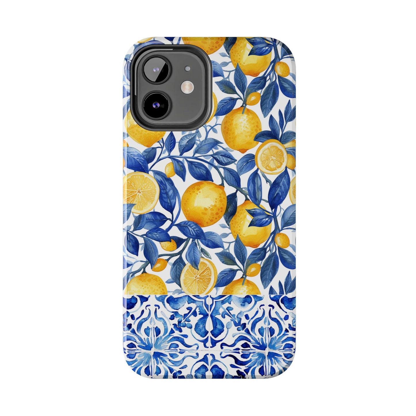 Lemons & Tiles Tough Phone Case