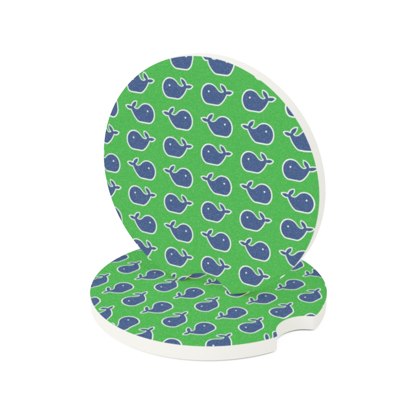 Whale Soapstone Car Coaster