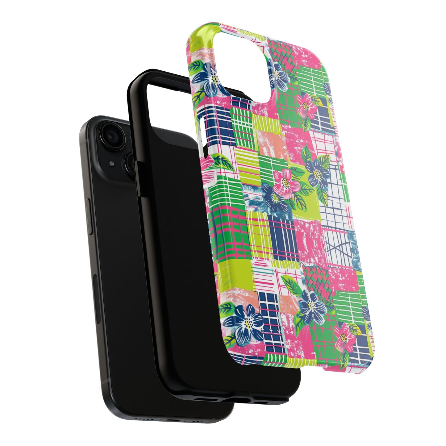 Tropical Madras Tough Phone Case