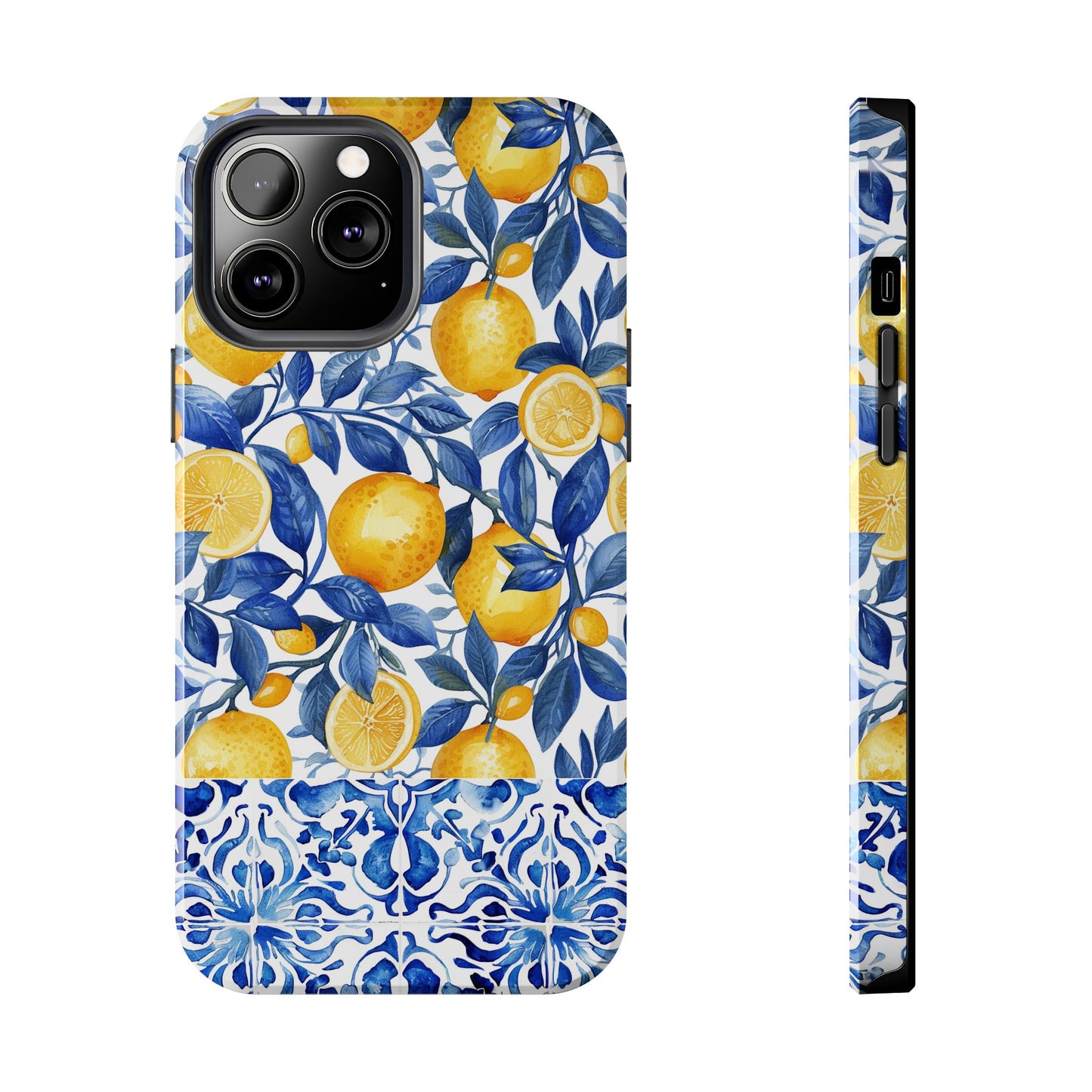 Lemons & Tiles Tough Phone Case