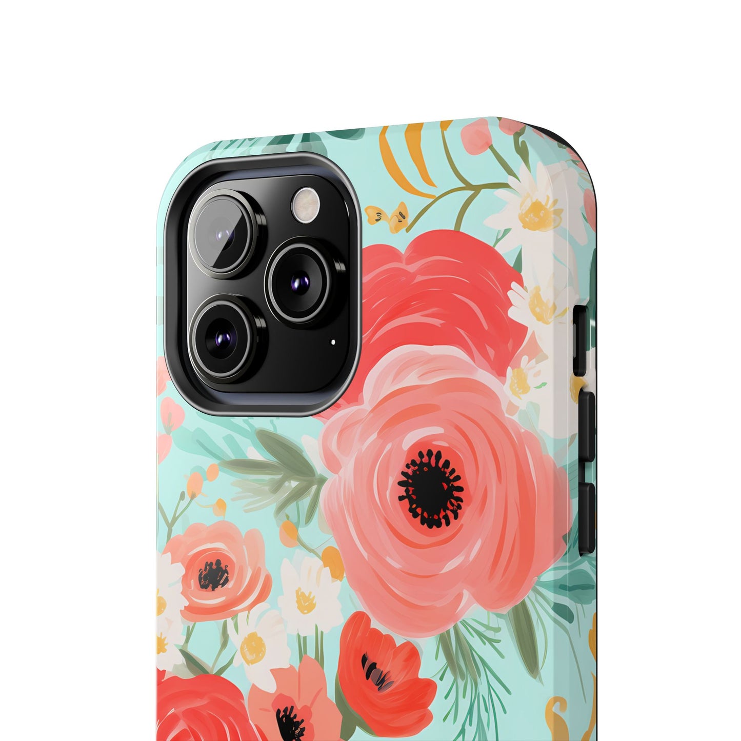 Coral FloralTough Phone Case