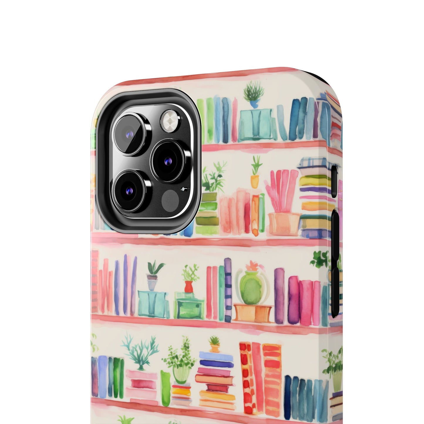 Colorful Bookshelf Tough Phone Cases