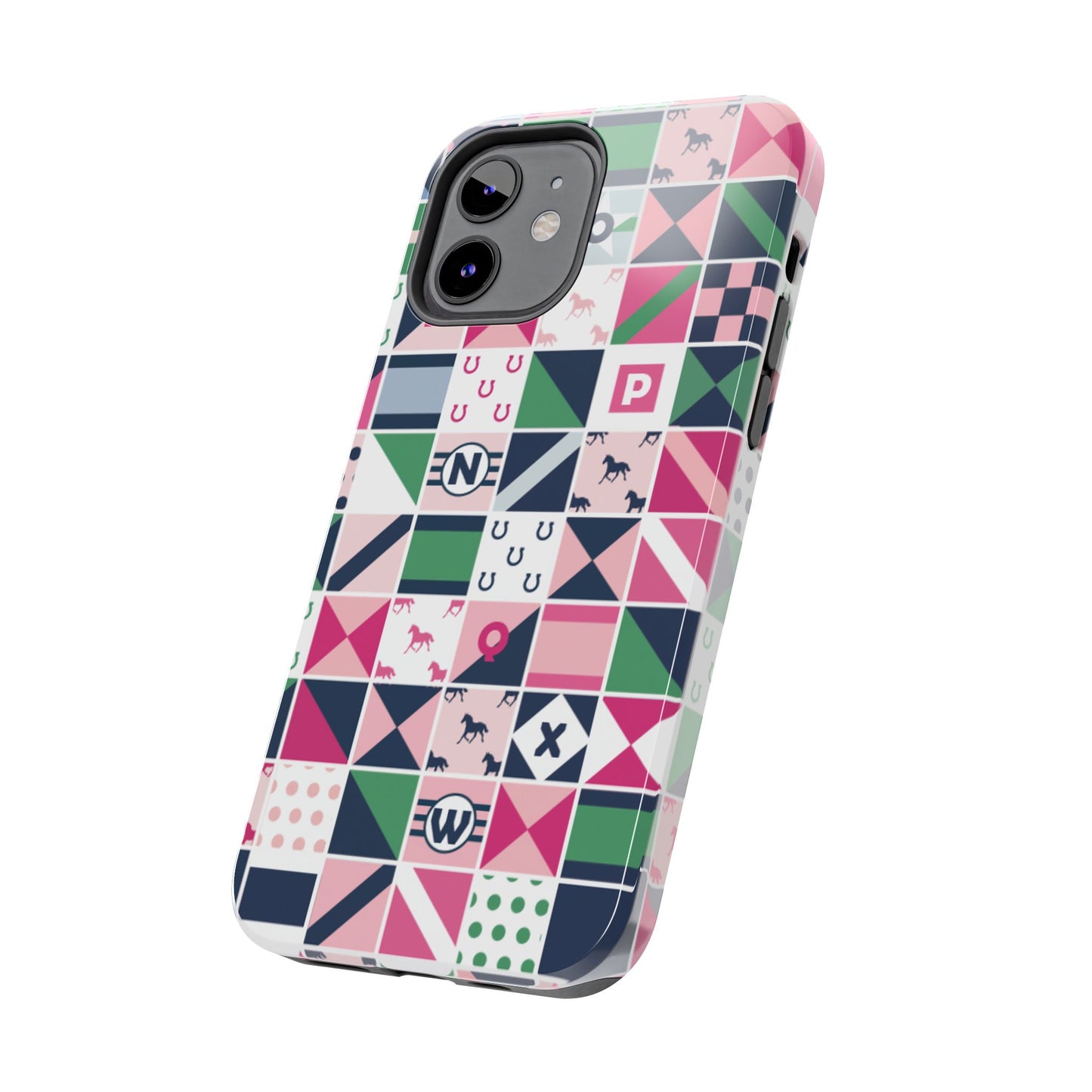Equestrian Patchwork Tough Phone Case