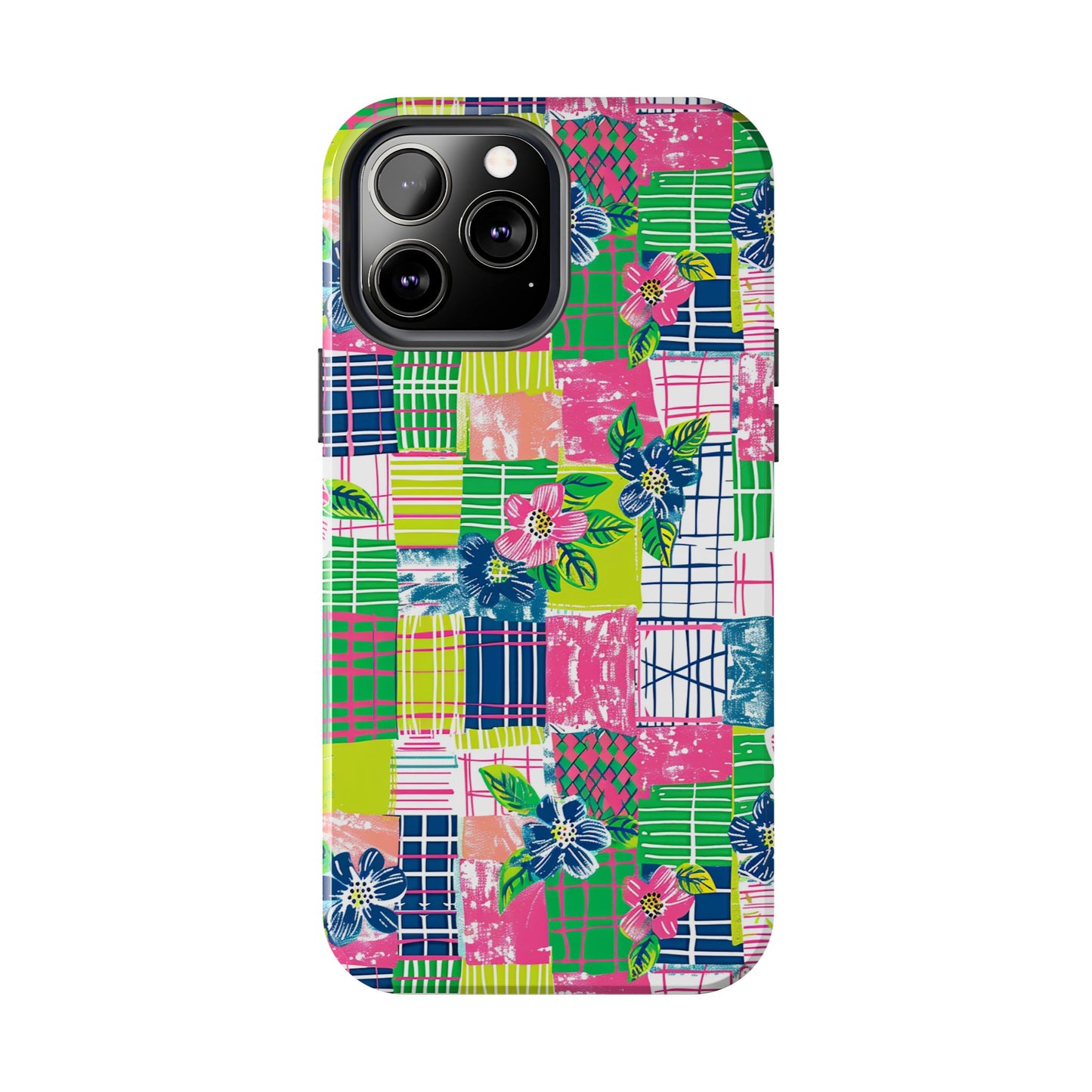 Tropical Madras Tough Phone Case