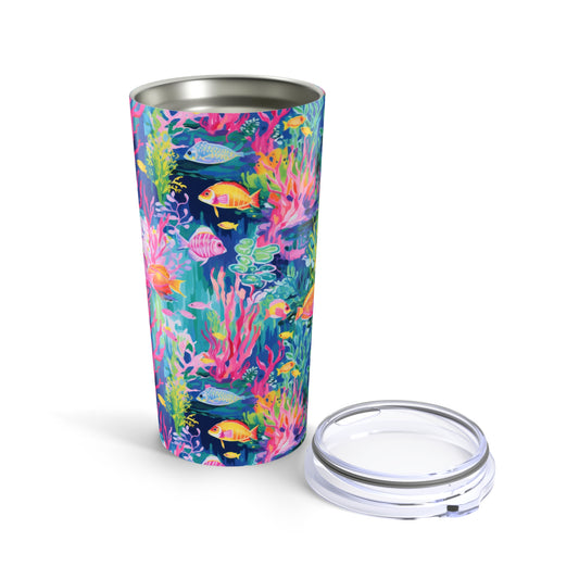 Watercolor Fish 20oz Tumbler