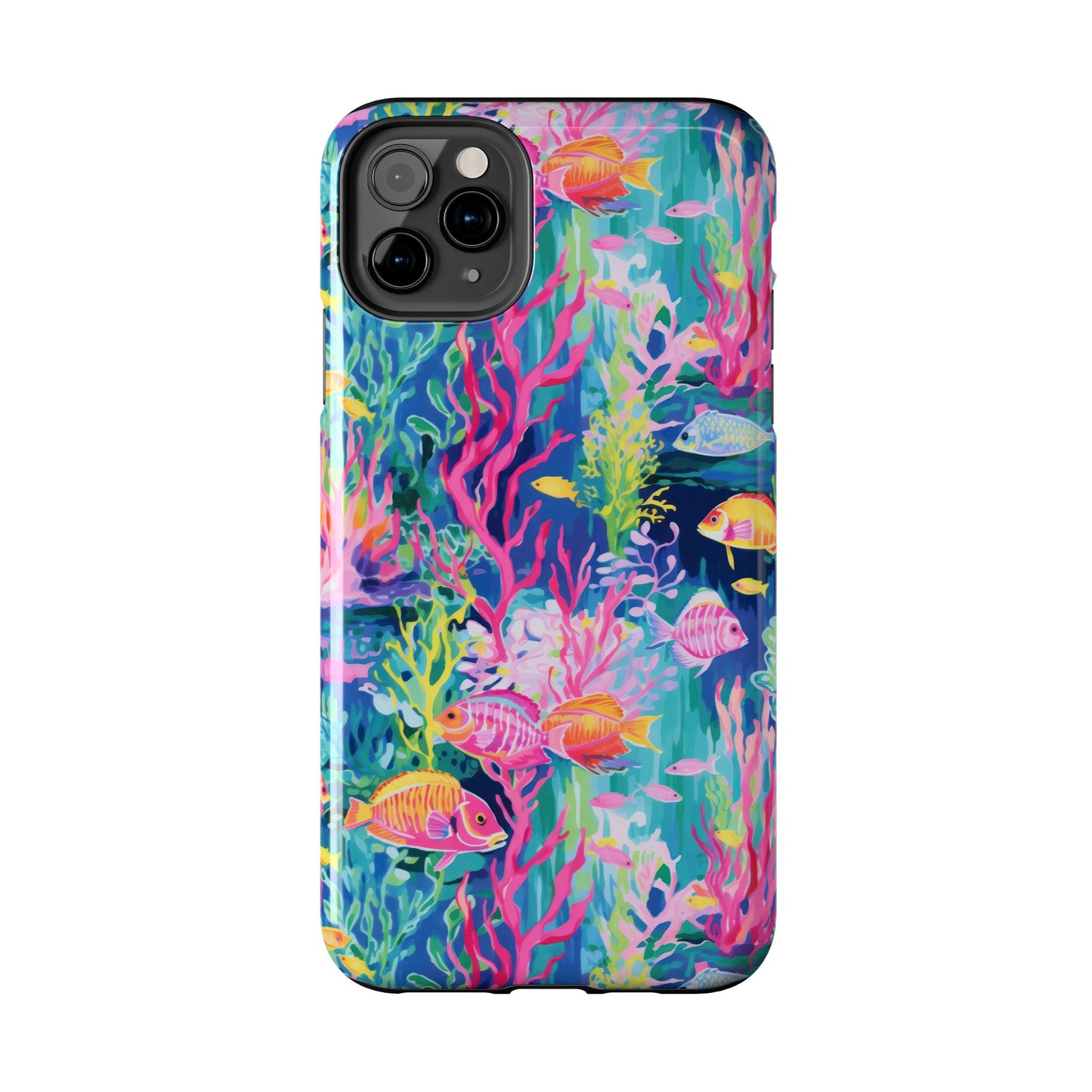 Watercolor Fish Tough Phone Case