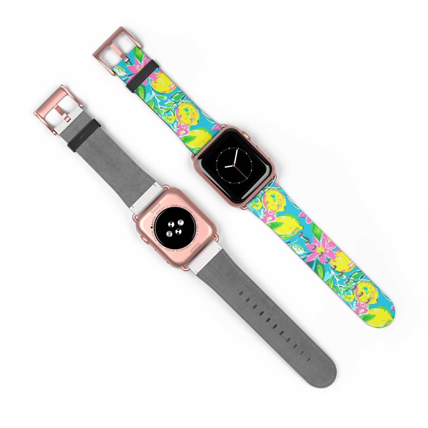 Lemon Floral Watch Band
