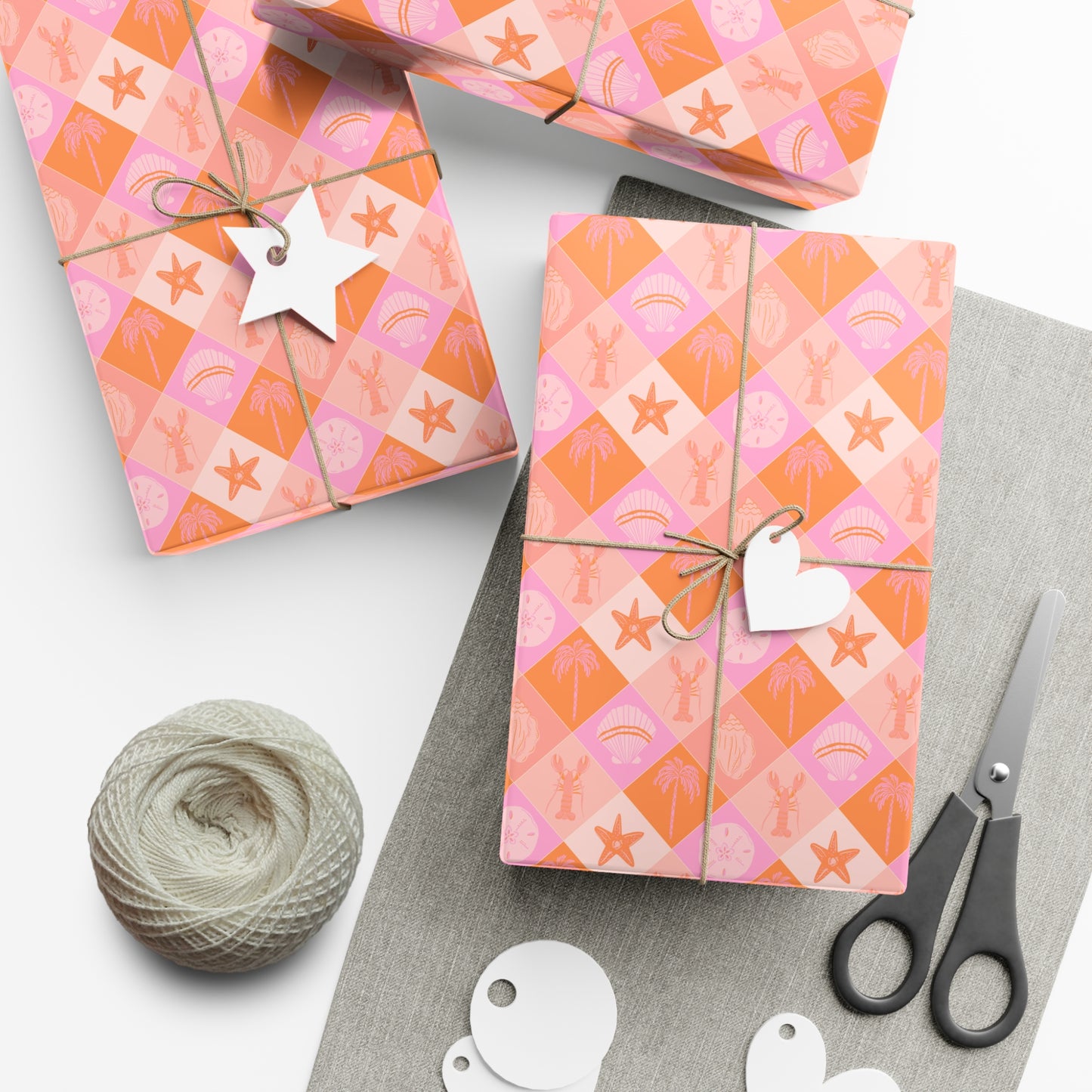 Bright Beach Pattern Gift Wrap