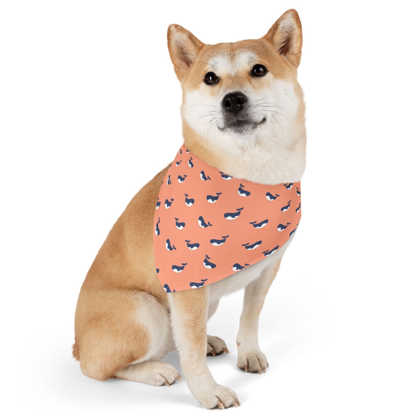 Whimsical Whales Pet Bandana Collar