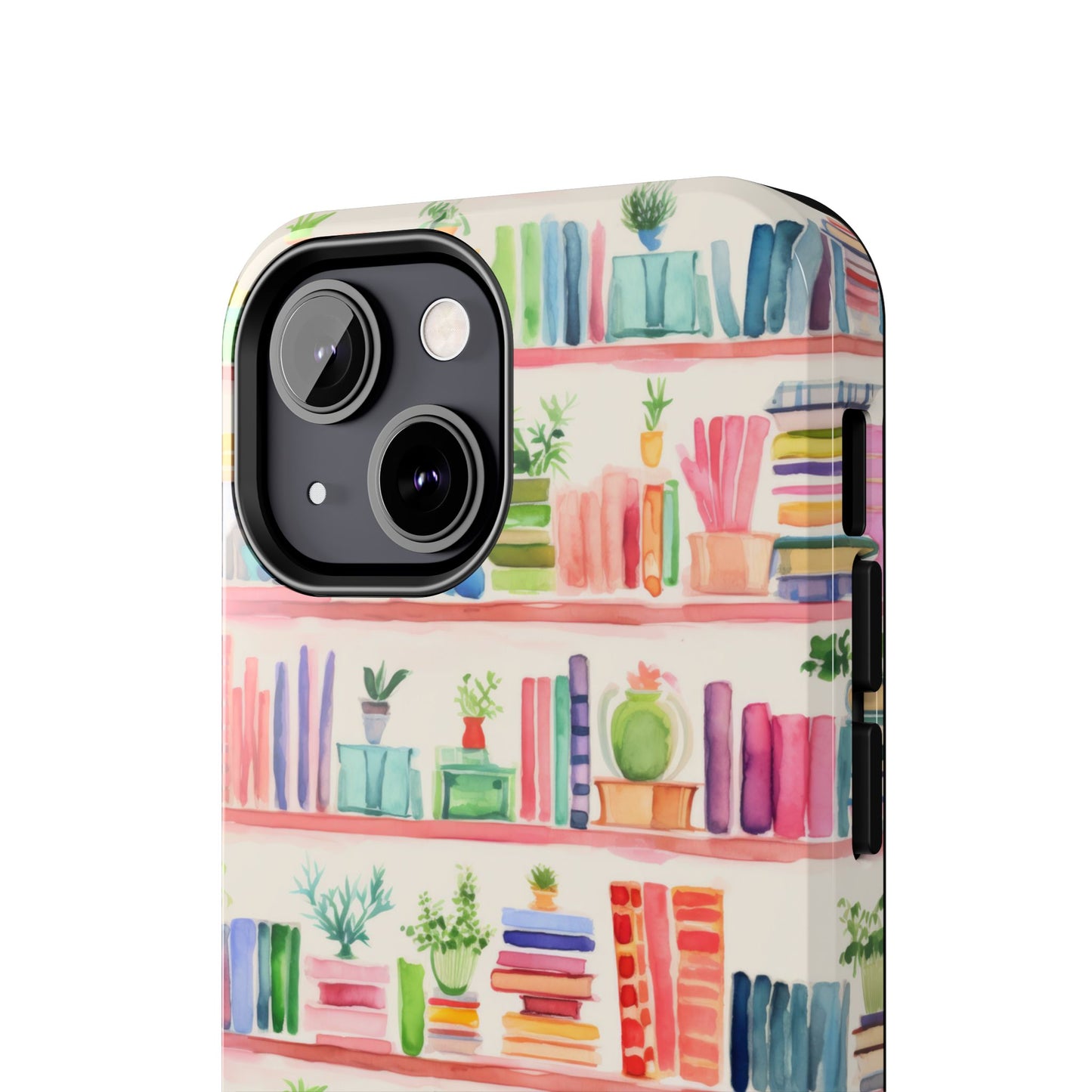 Colorful Bookshelf Tough Phone Cases