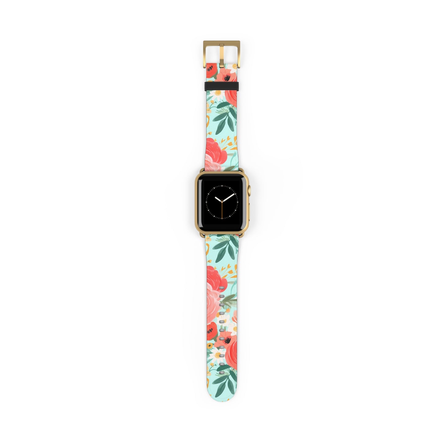 Coral Floral Watch Band
